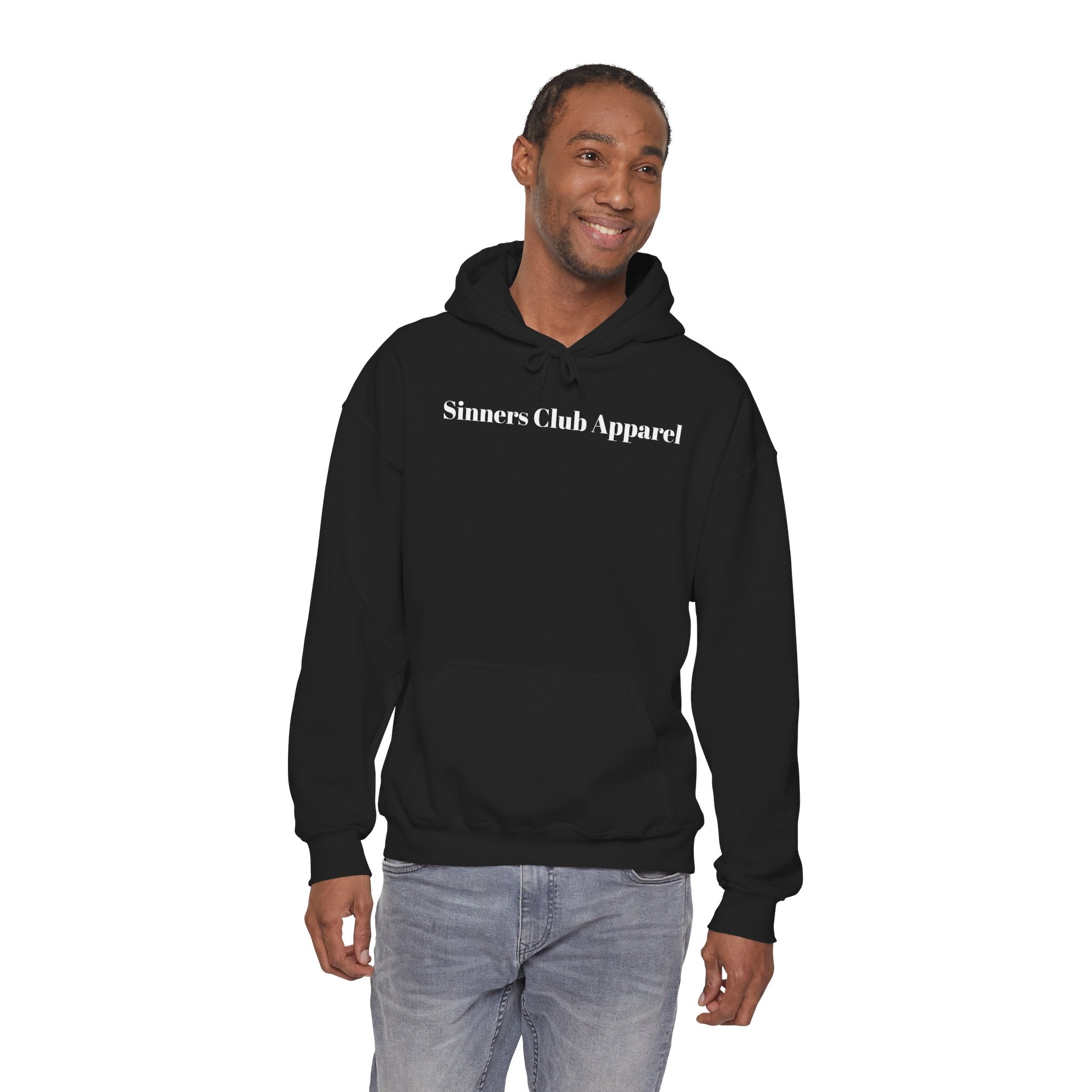 Sinner’s Club Hoodie — Gothic Devil Floral Graphic Pullover