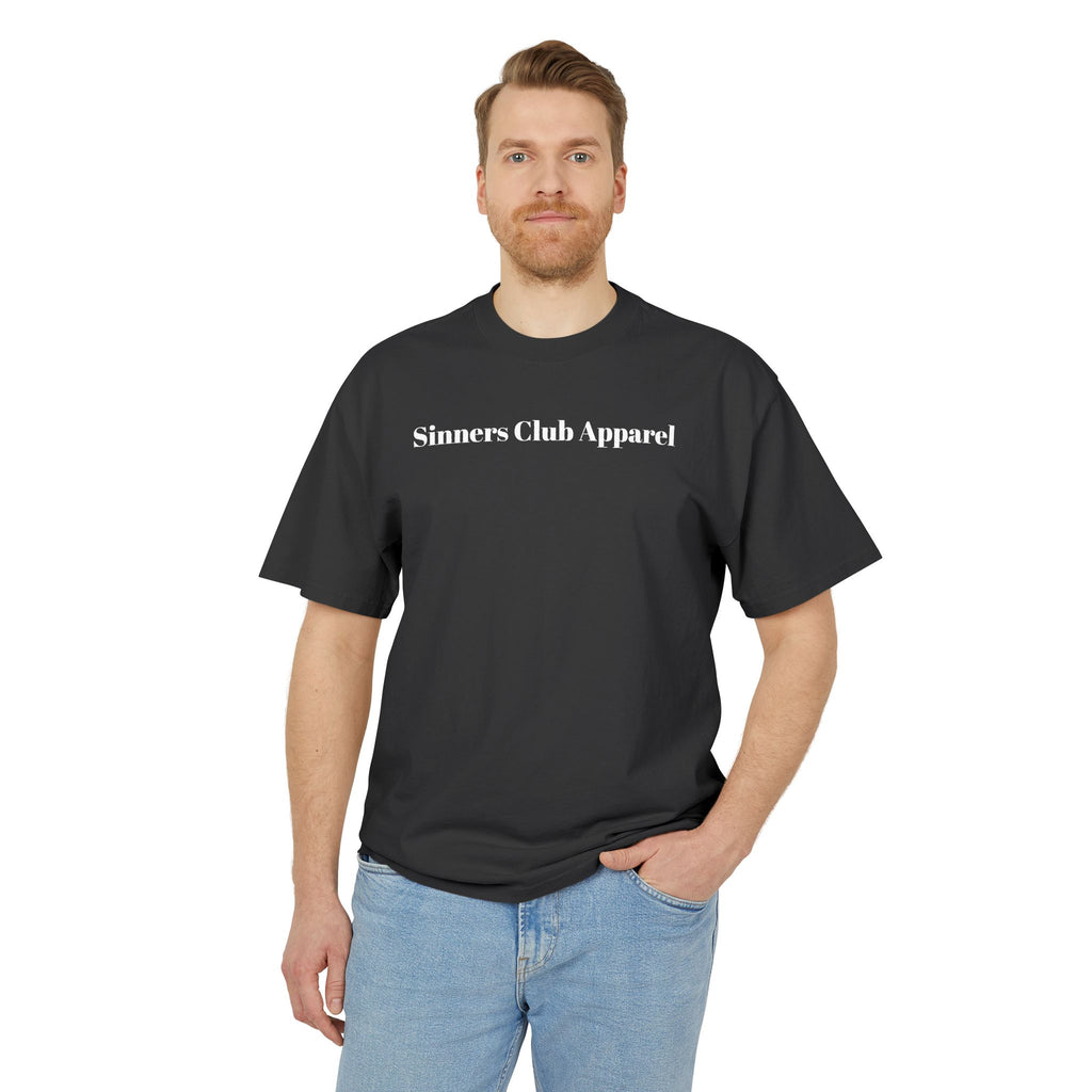 Sinners Club Graphic Tee — Gothic Skull Back Print